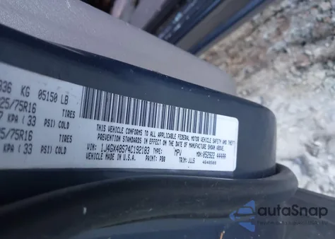 2004 Jeep Grand Cherokee Laredo from USA, damaged, VIN 1J4GX48S74C192183